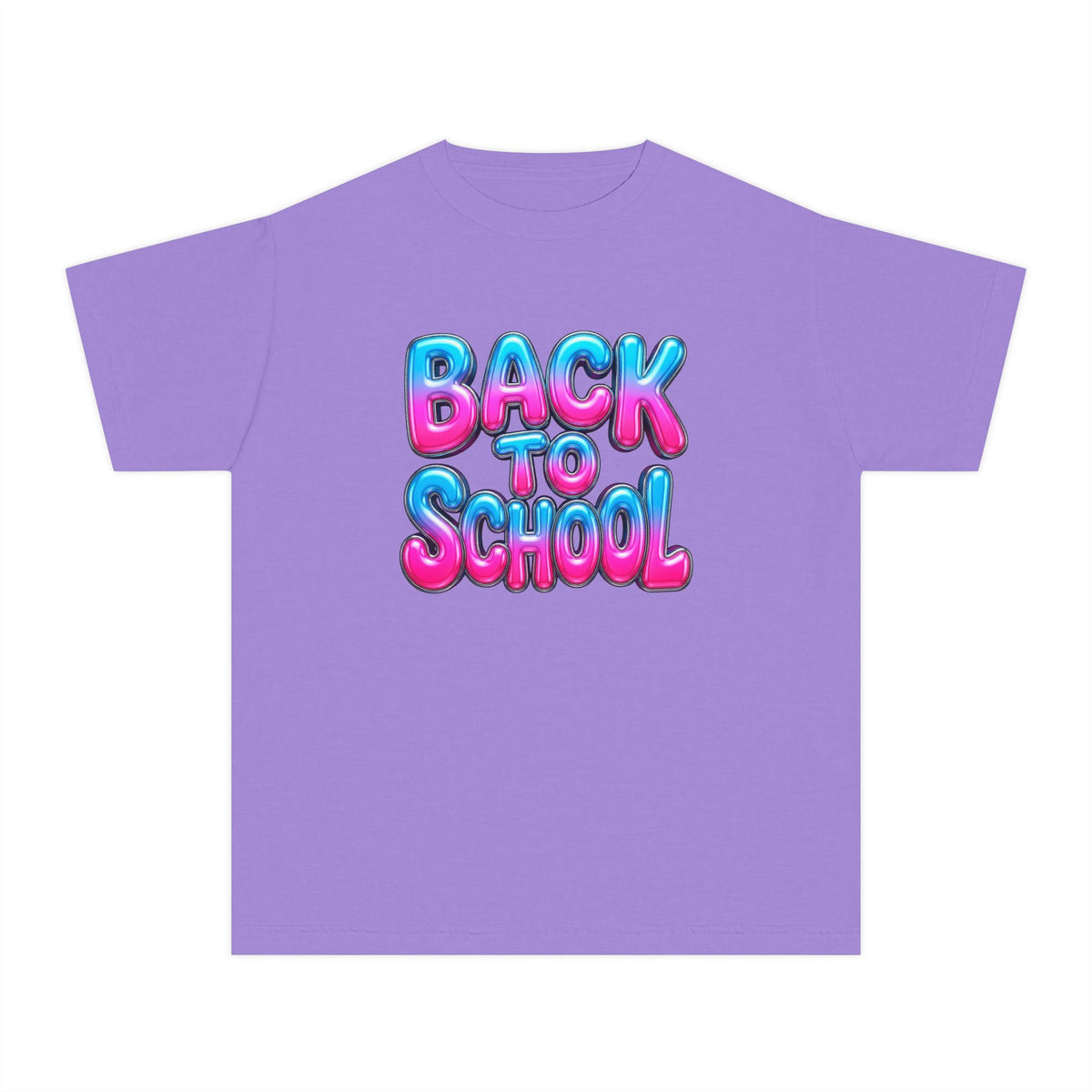 Bubble Letter Back to School Kids Tee