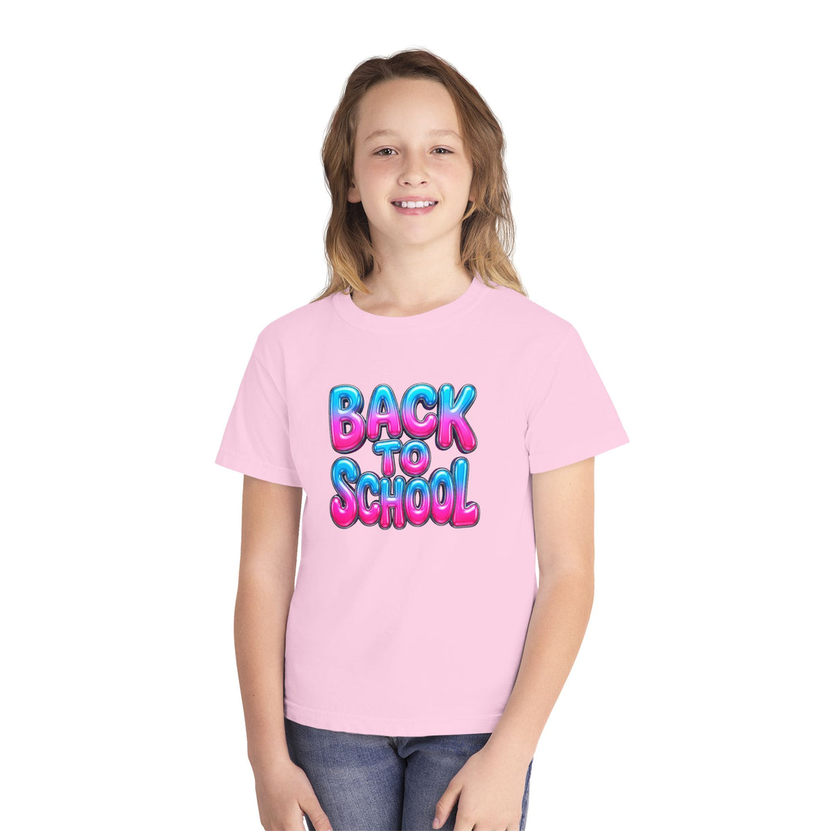 Bubble Letter Back to School Kids Tee
