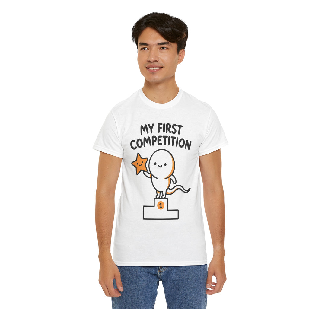 My First Competition Kids T‑Shirt – Cute Champ Podium Design