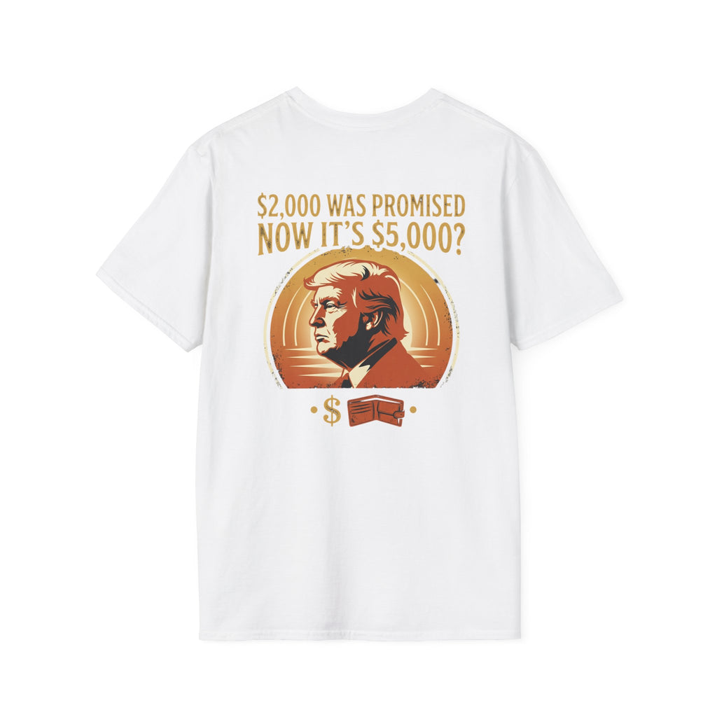 Trump 2,000 to 5,000 Retro Portrait T-Shirt