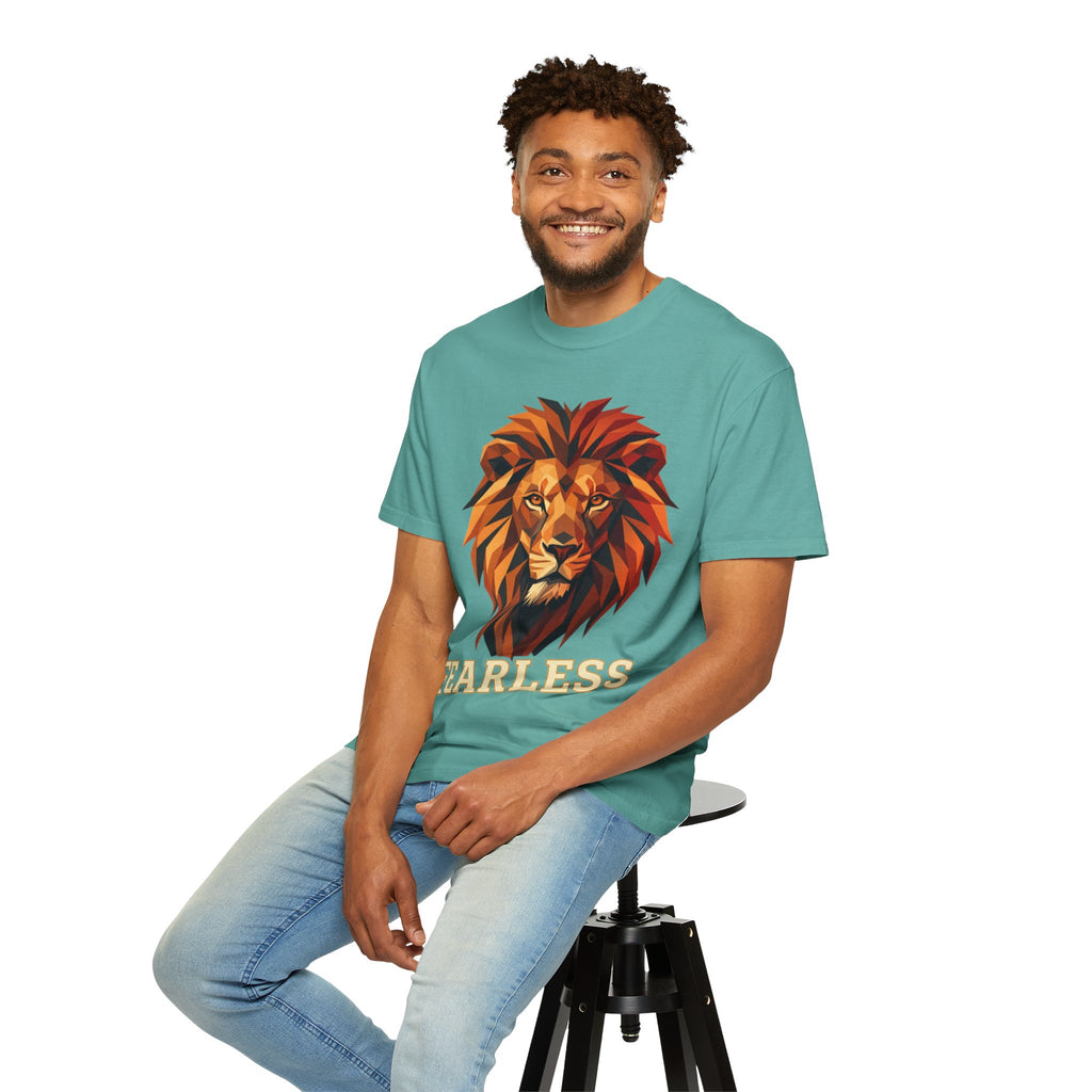 Fearless Lion T-Shirt — Bold Graphic Tee with Lion Head