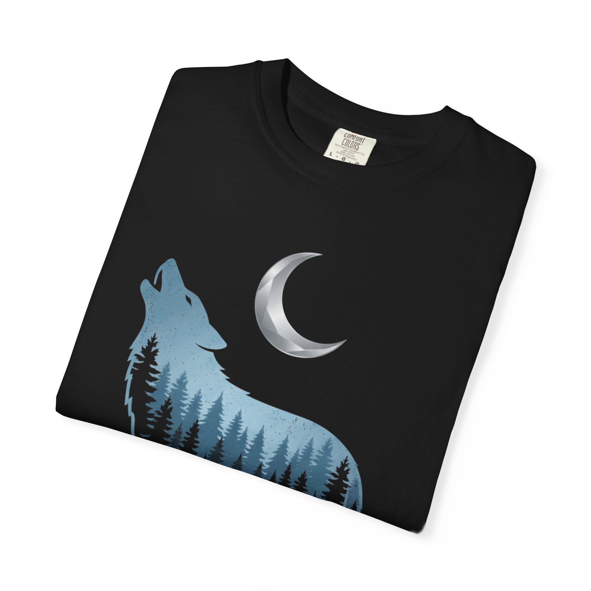 Wild & Free Wolf T-Shirt — Moonlit Woodland Graphic Tee
