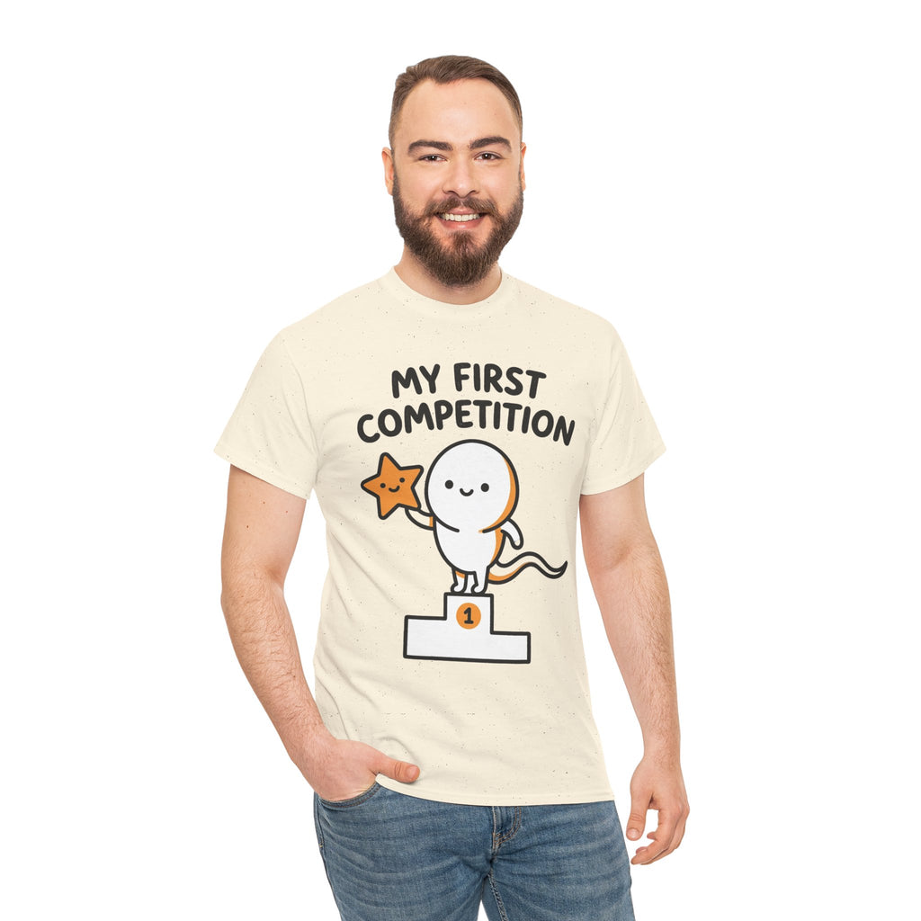 My First Competition Kids T‑Shirt – Cute Champ Podium Design