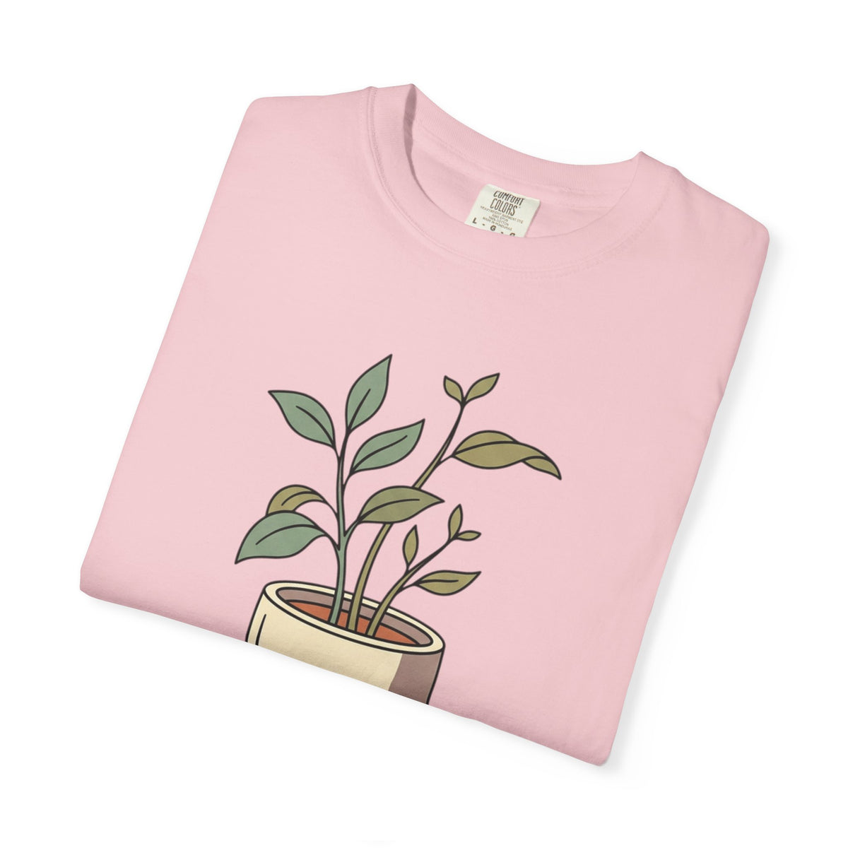 Growing Through It Plant Tee — Self Growth Graphic T-Shirt