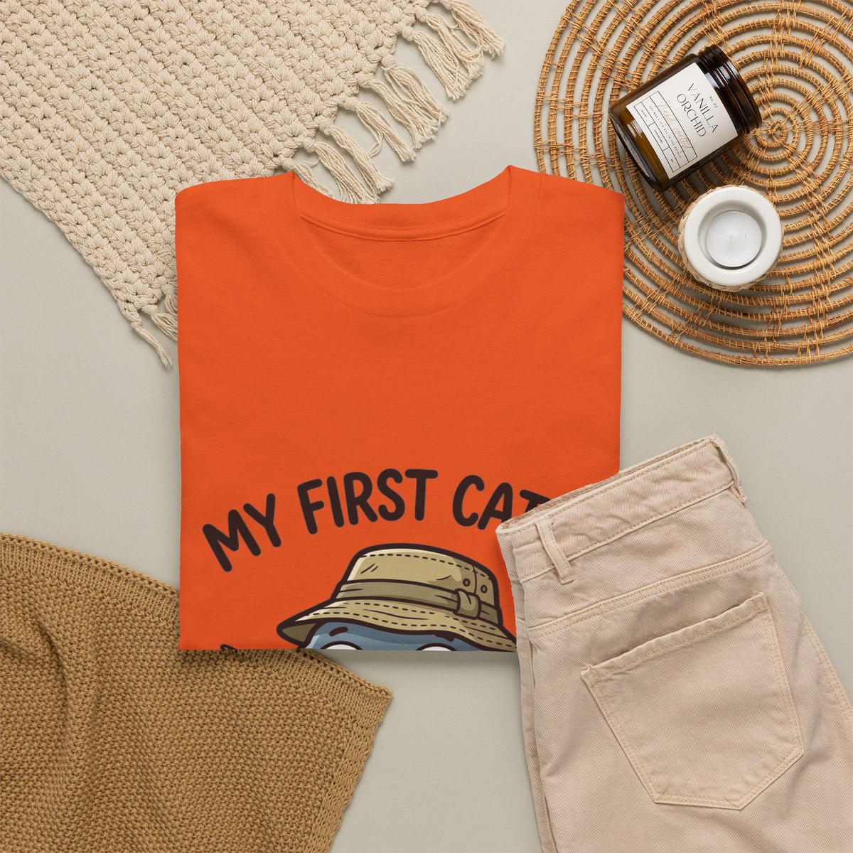 T-Shirt — "My First Catch" Cute Baby Narwhal Fishing Tee