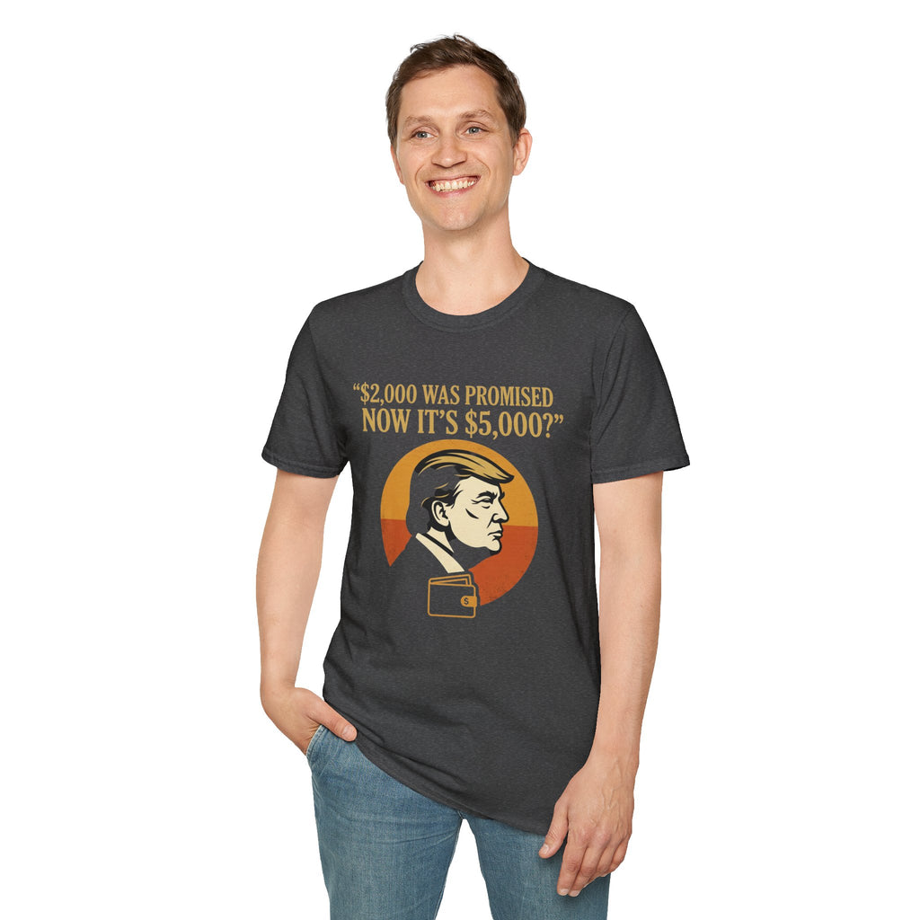Trump 2,000 to 5,000 Retro Portrait T-Shirt