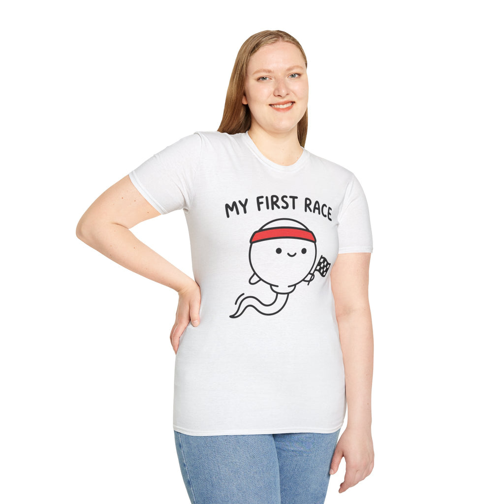 My First Race T‑Shirt — Cute Baby First Race Bodysuit Gift