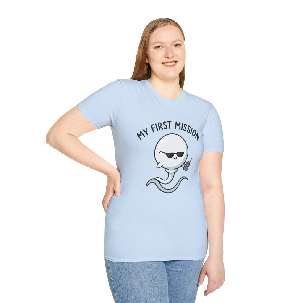 My First Mission Ghost T-Shirt — Cute Spooky Halloween Tee