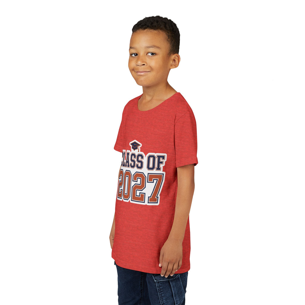 Class of 2027 Graduation Cap Kids Tee
