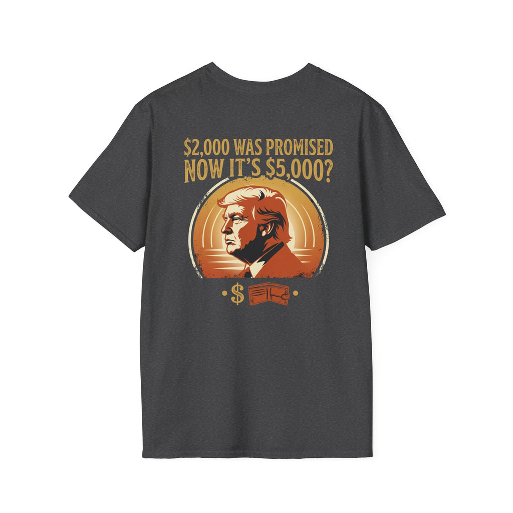 Trump 2,000 to 5,000 Retro Portrait T-Shirt