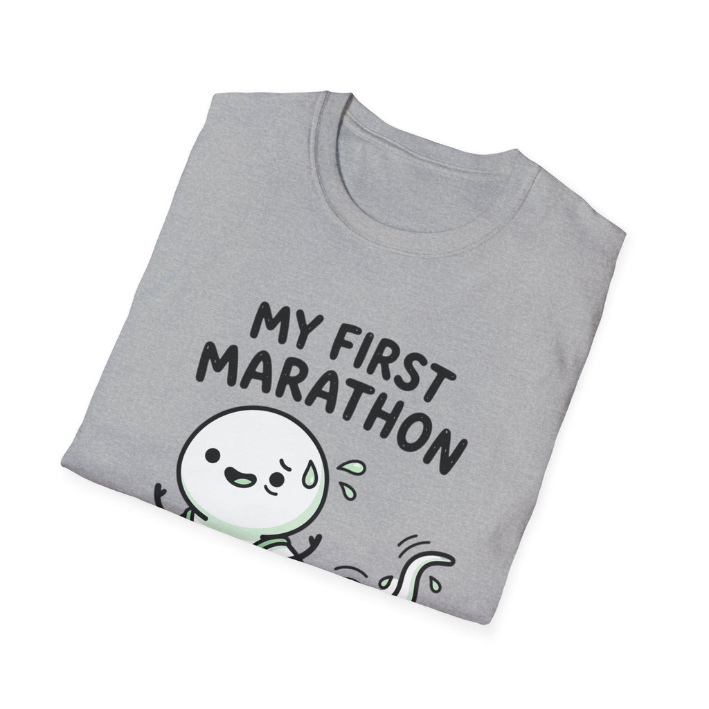 My First Marathon T-Shirt — Cute Beginner Runner Tee