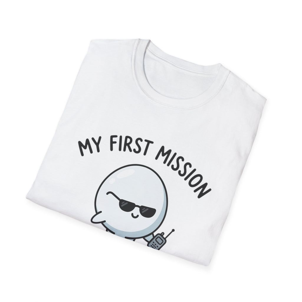 My First Mission Ghost T-Shirt — Cute Spooky Halloween Tee