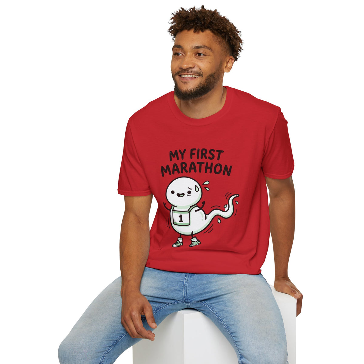 My First Marathon T-Shirt — Cute Beginner Runner Tee