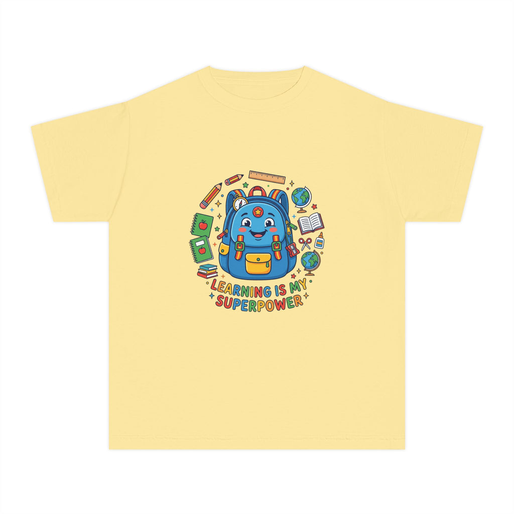 Learning Is My Superpower Kids Tee