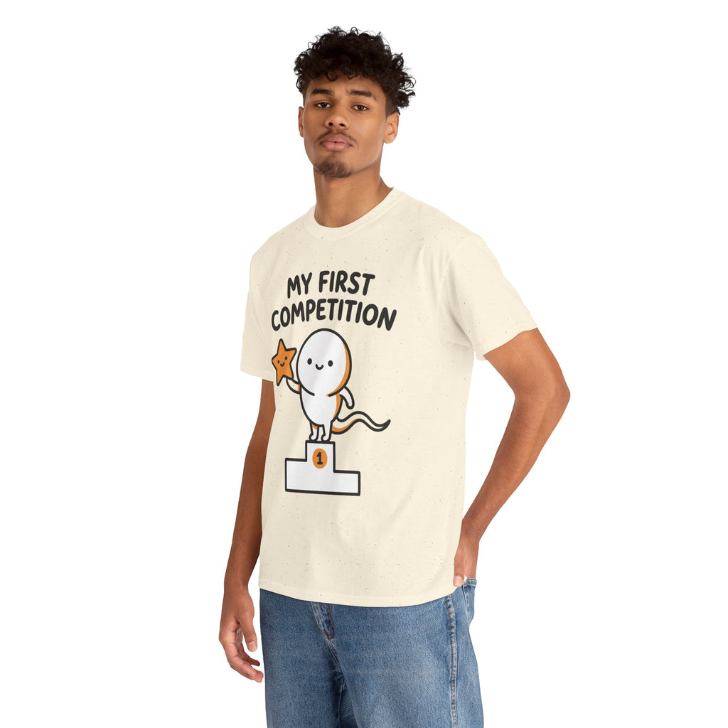 My First Competition Kids T‑Shirt – Cute Champ Podium Design