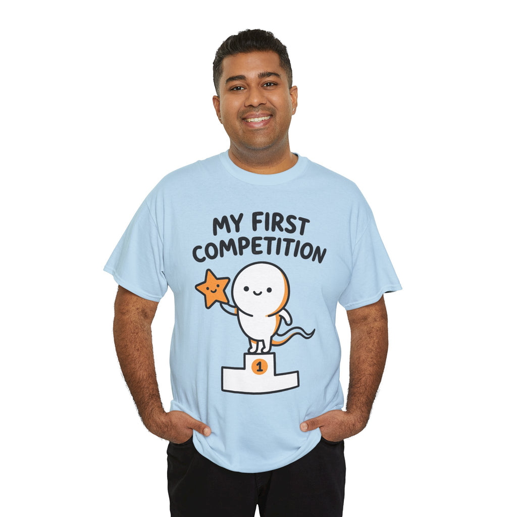 My First Competition Kids T‑Shirt – Cute Champ Podium Design