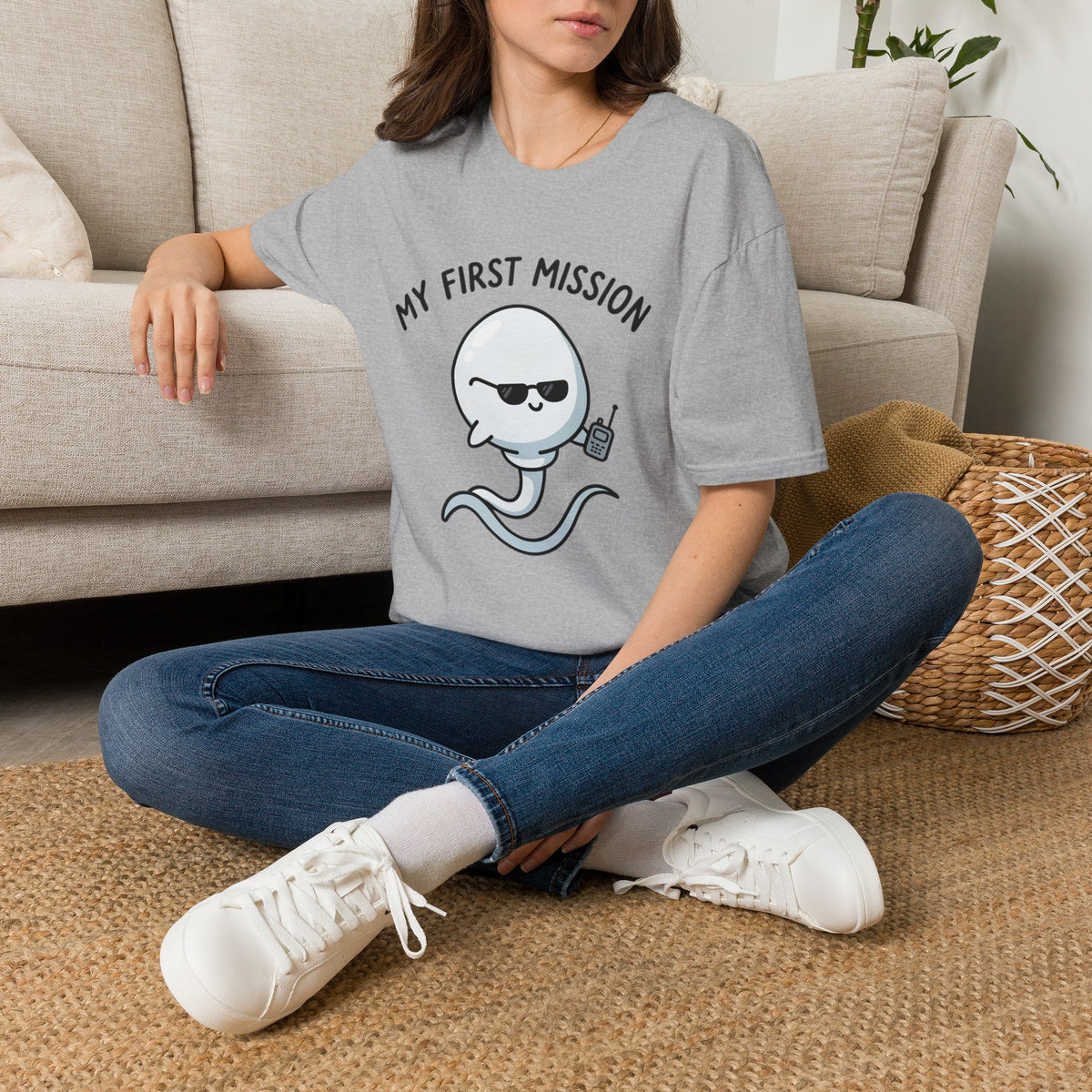 My First Mission Ghost T-Shirt — Cute Spooky Halloween Tee