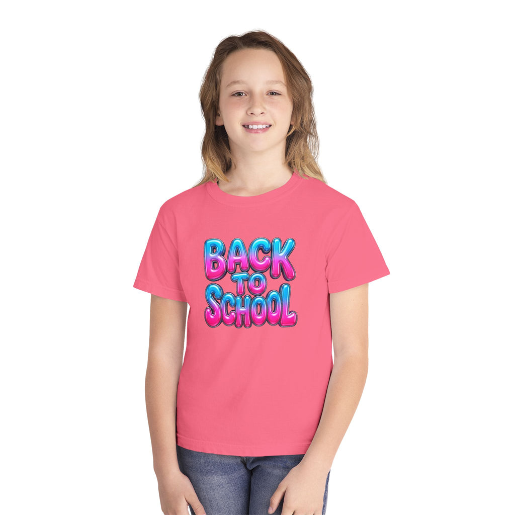 Bubble Letter Back to School Kids Tee