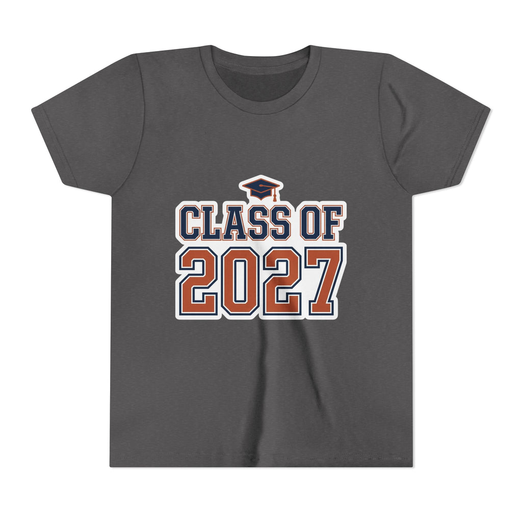 Class of 2027 Graduation Cap Kids Tee
