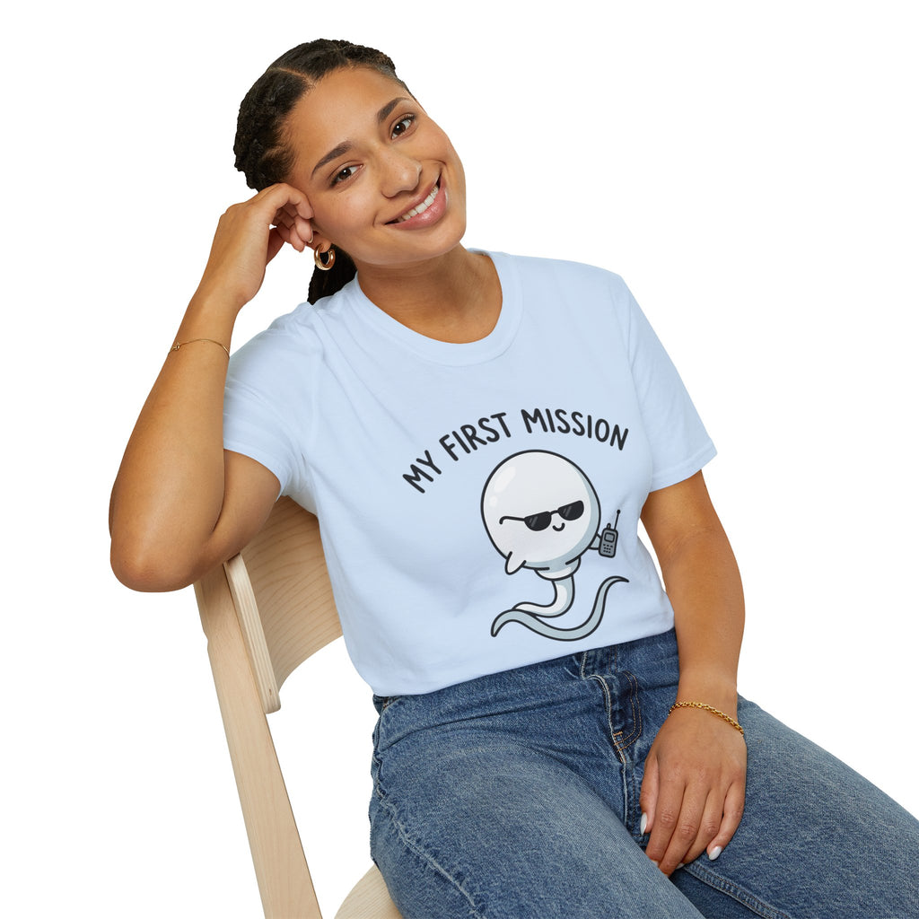 My First Mission Ghost T-Shirt — Cute Spooky Halloween Tee