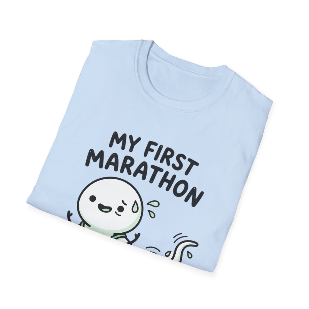 My First Marathon T-Shirt — Cute Beginner Runner Tee
