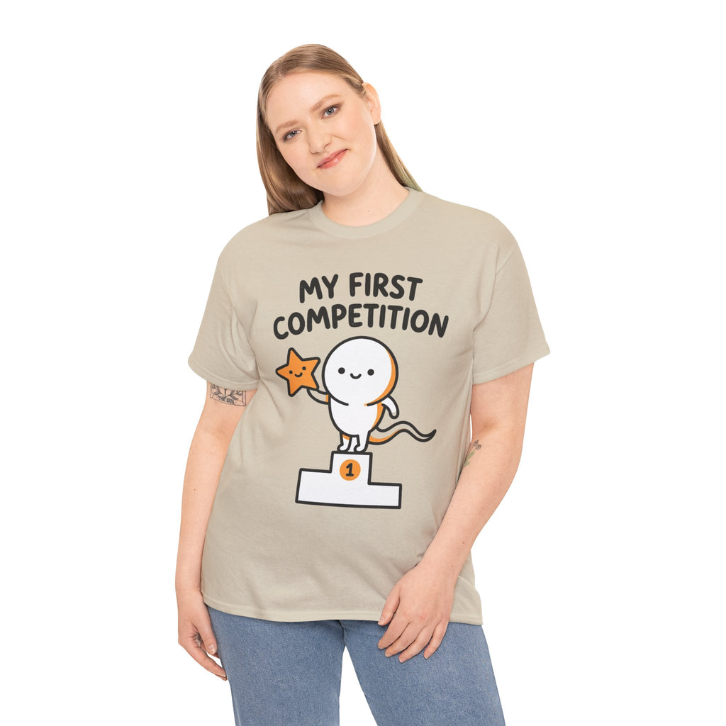 My First Competition Kids T‑Shirt – Cute Champ Podium Design