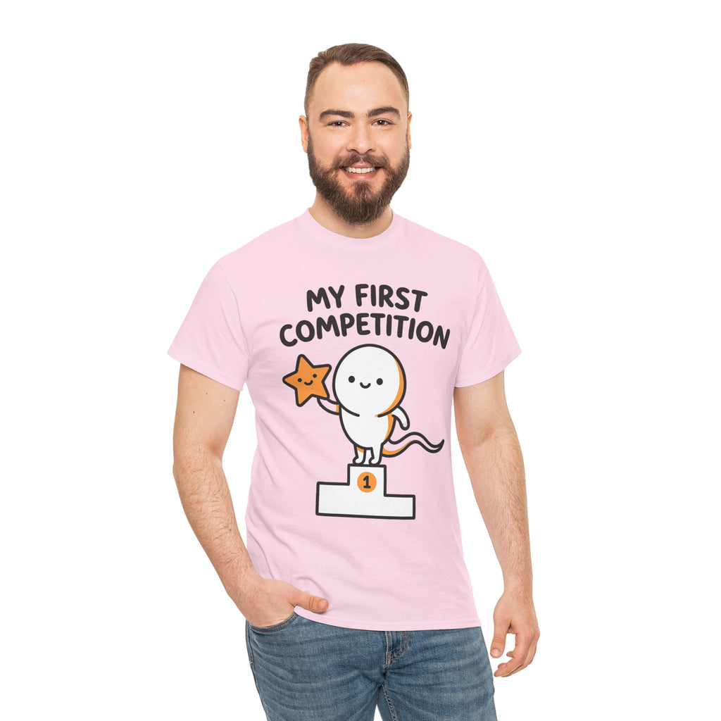 My First Competition Kids T‑Shirt – Cute Champ Podium Design