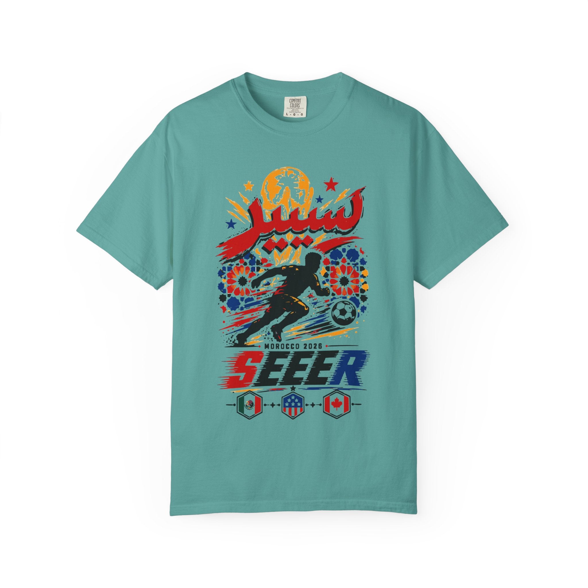 Seeer Soccer Vintage Graphic T-Shirt