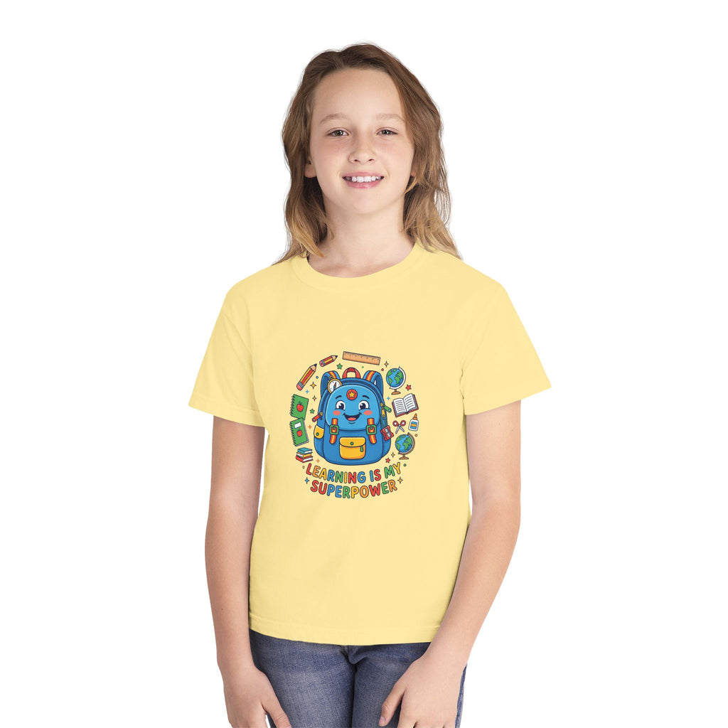 Learning Is My Superpower Kids Tee