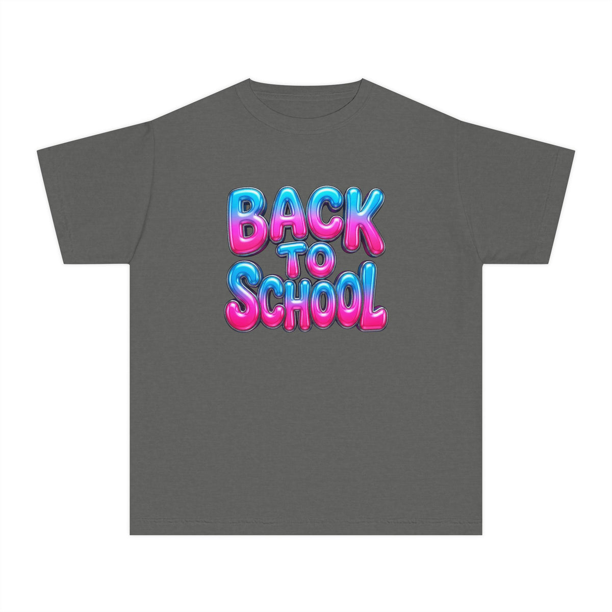 Bubble Letter Back to School Kids Tee