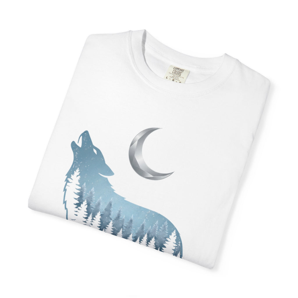 Wild & Free Wolf T-Shirt — Moonlit Woodland Graphic Tee