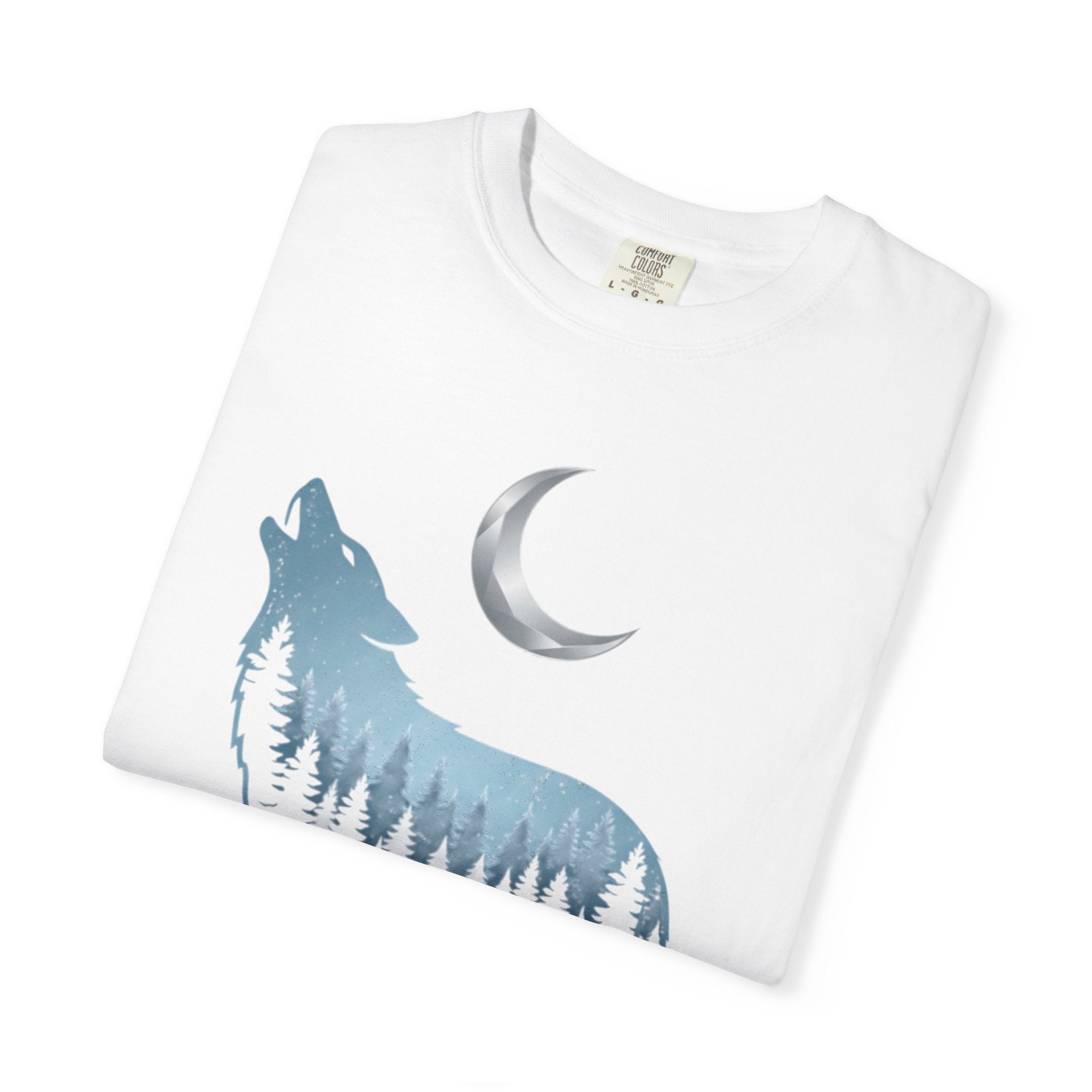 Wild & Free Wolf T-Shirt — Moonlit Woodland Graphic Tee