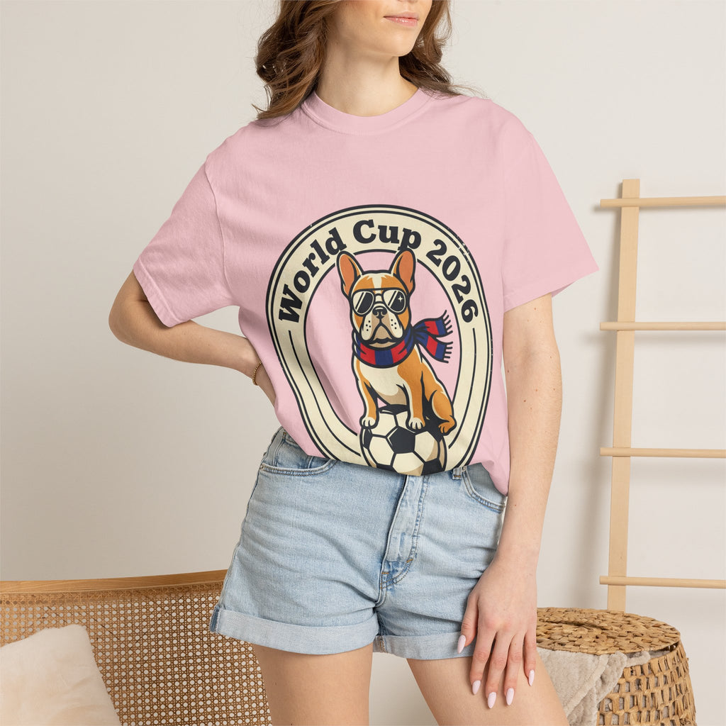 World Cup 2026 French Bulldog Soccer T-Shirt