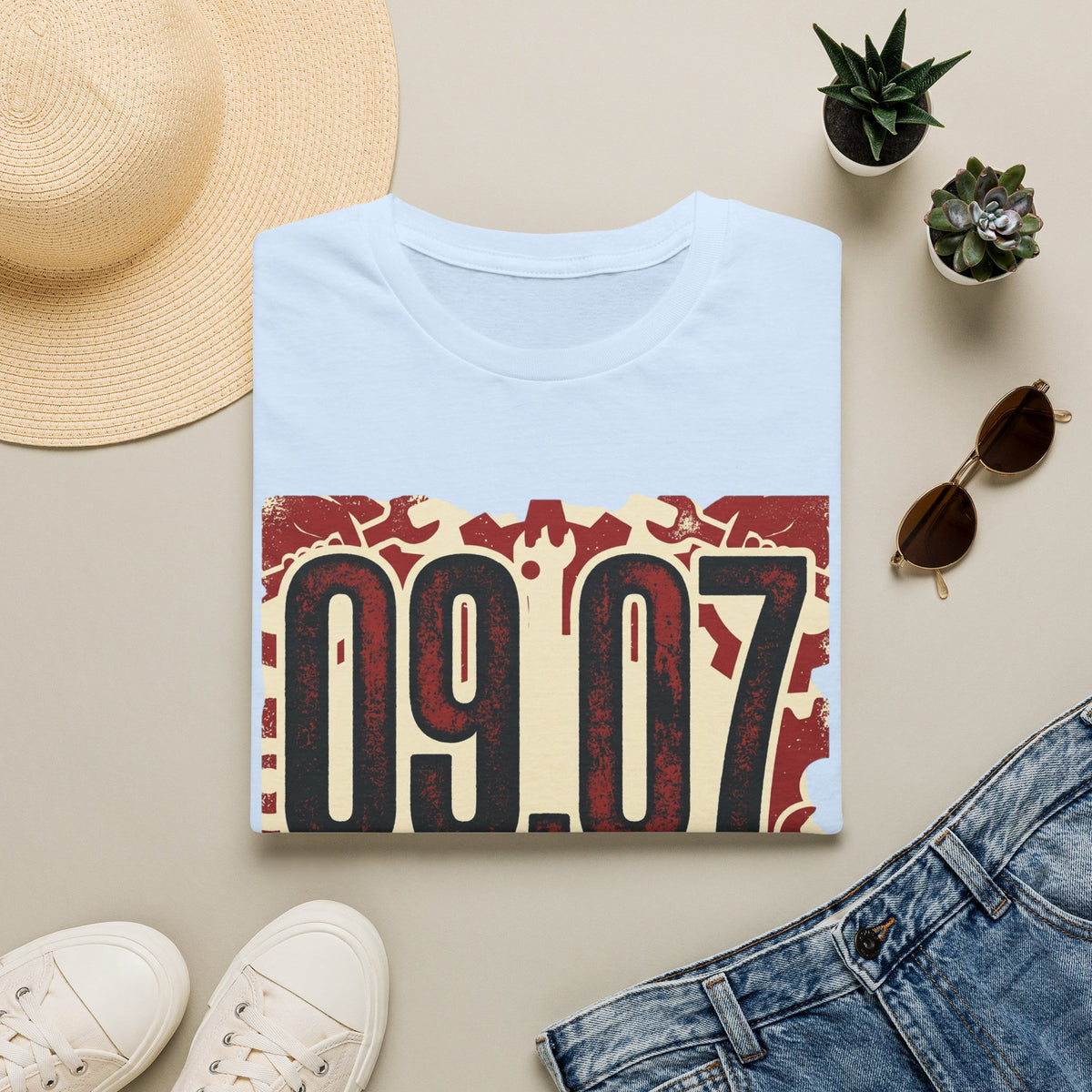 Labor Day 09.07 T-Shirt – 'A Day for Every Hand That Builds' Graphic Tee