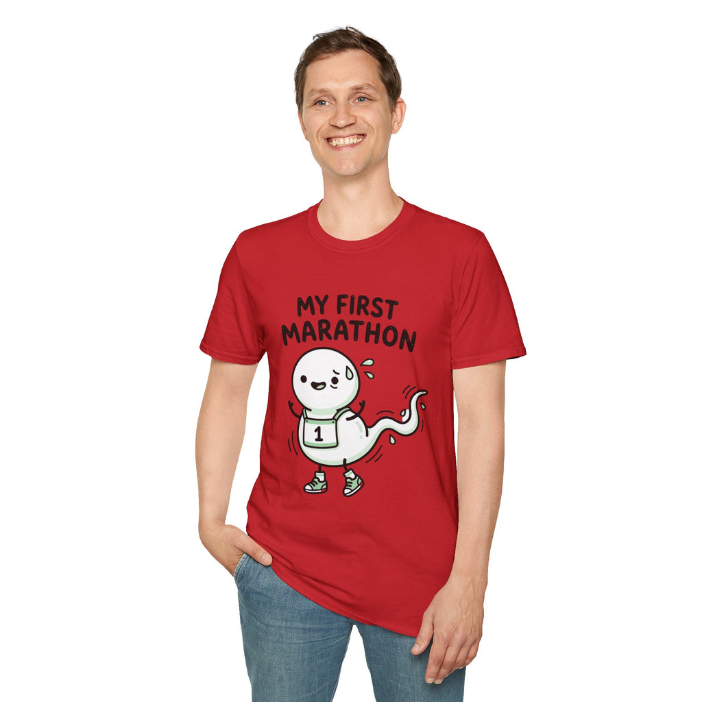 My First Marathon T-Shirt — Cute Beginner Runner Tee
