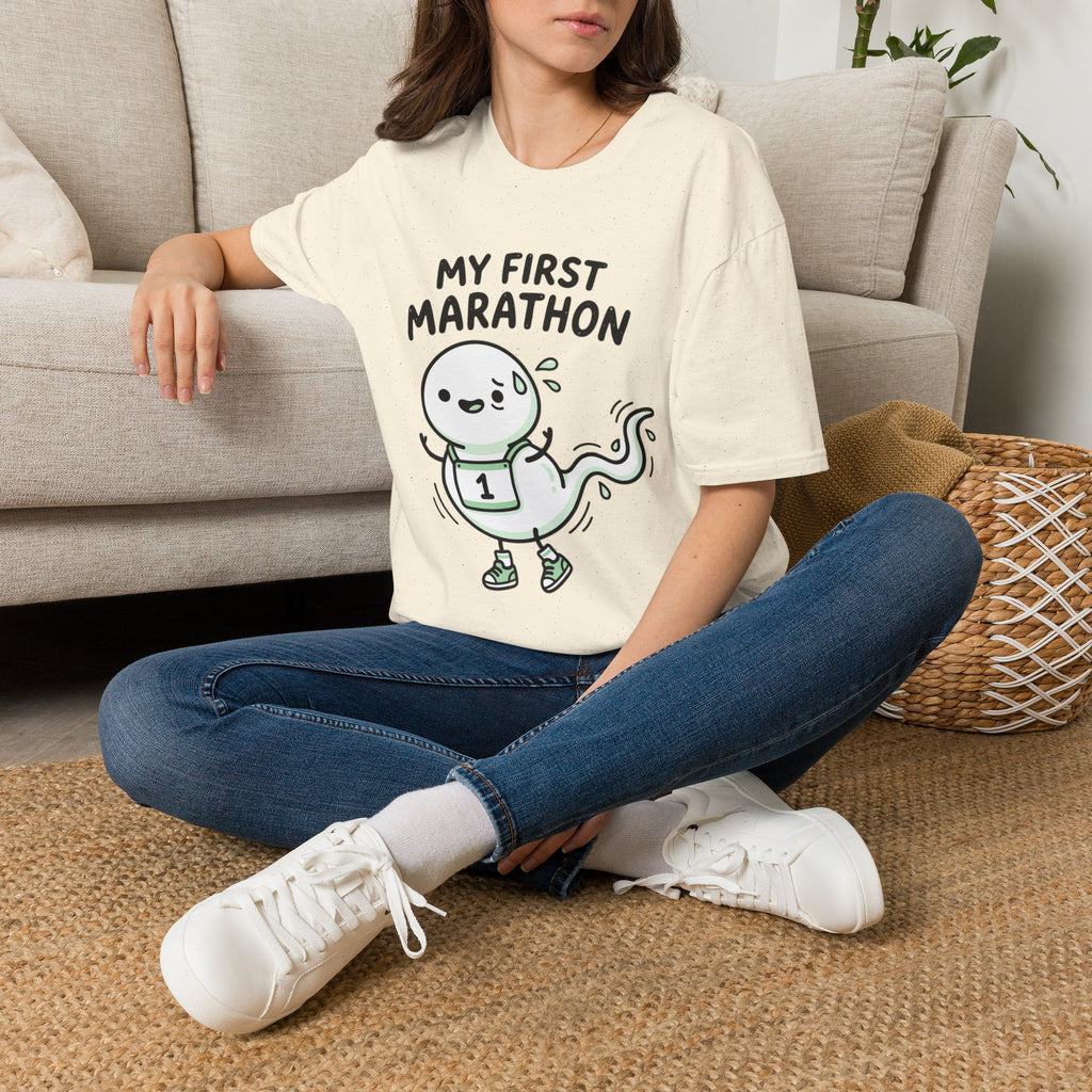 My First Marathon T-Shirt — Cute Beginner Runner Tee
