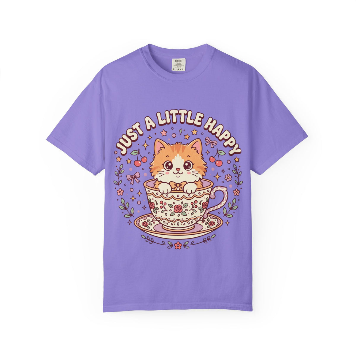 Just a Little Happy Kitty Tee