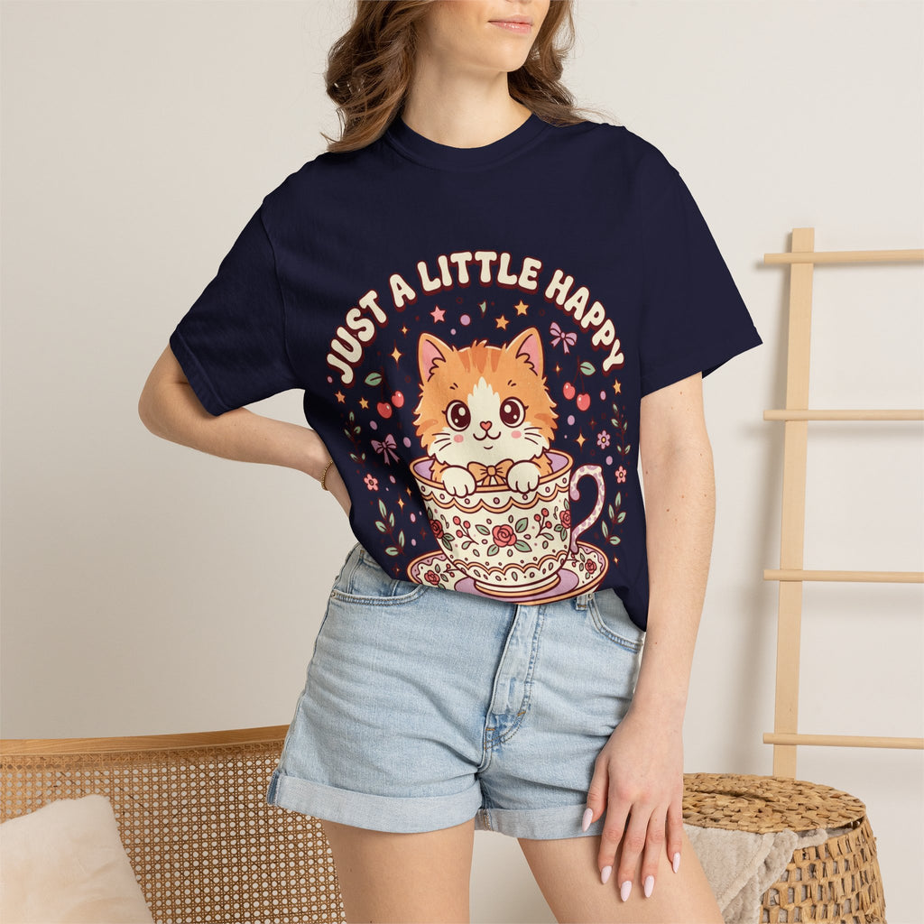 Just a Little Happy Kitty Tee