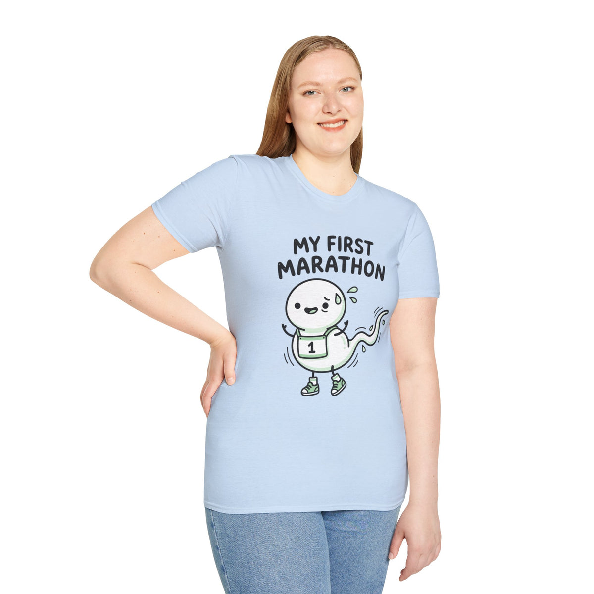 My First Marathon T-Shirt — Cute Beginner Runner Tee