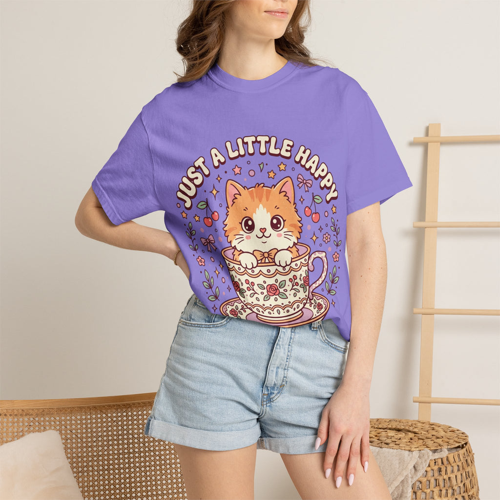 Just a Little Happy Kitty Tee
