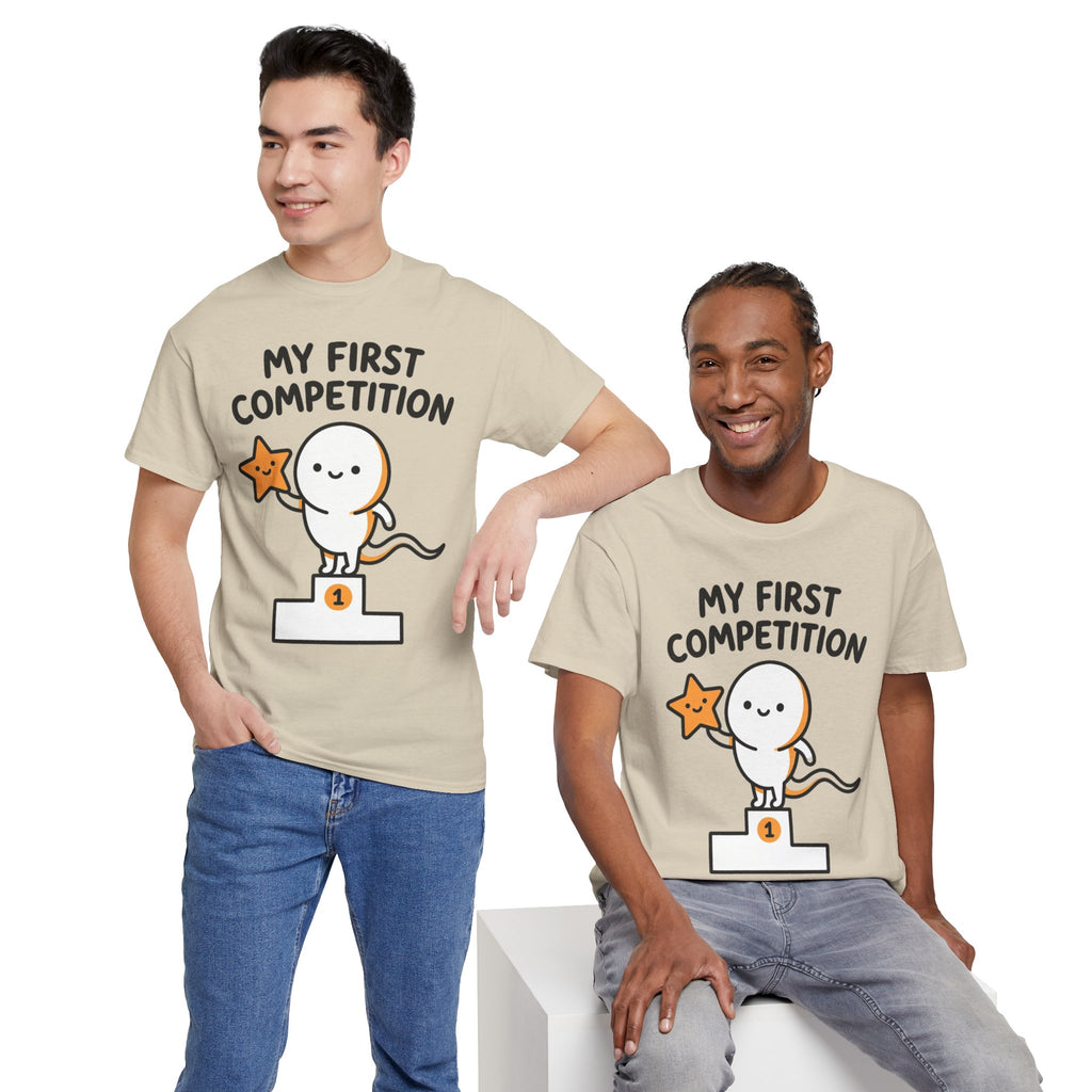 My First Competition Kids T‑Shirt – Cute Champ Podium Design