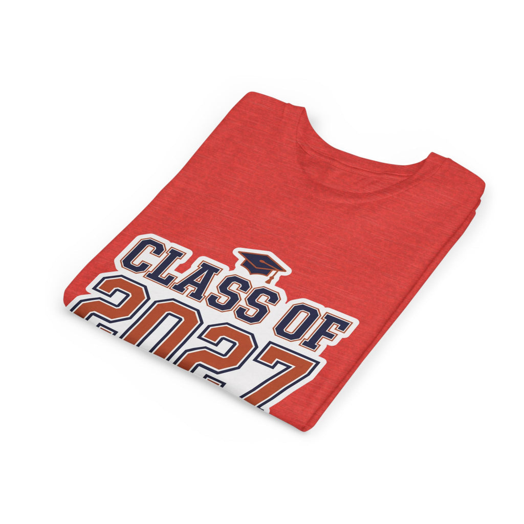 Class of 2027 Graduation Cap Kids Tee