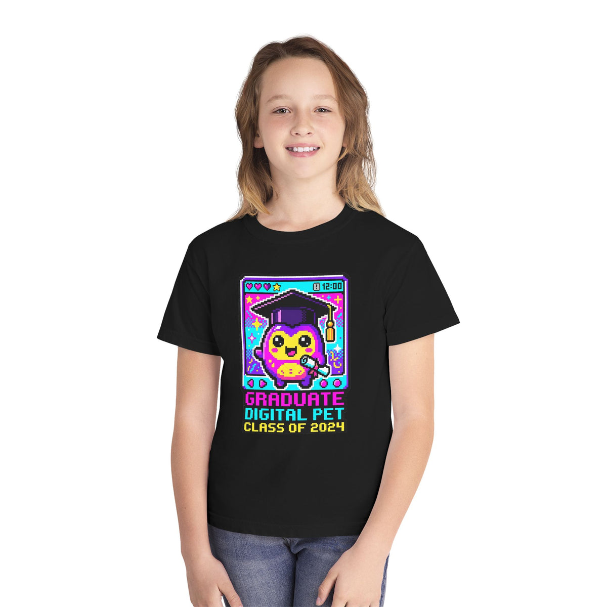 Graduate Digital Pet Kids Tee