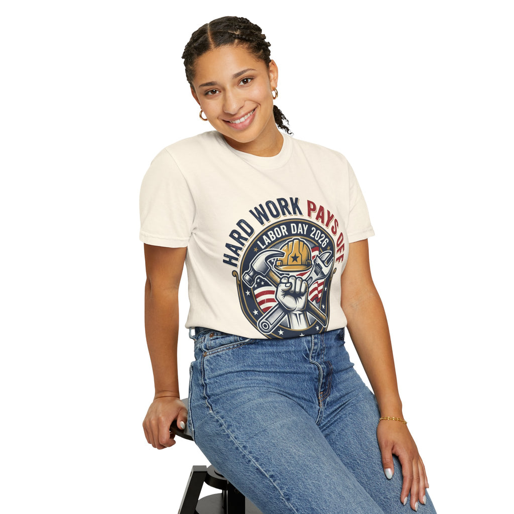 Labor Day 'Hard Work Pays Off' Graphic T-Shirt