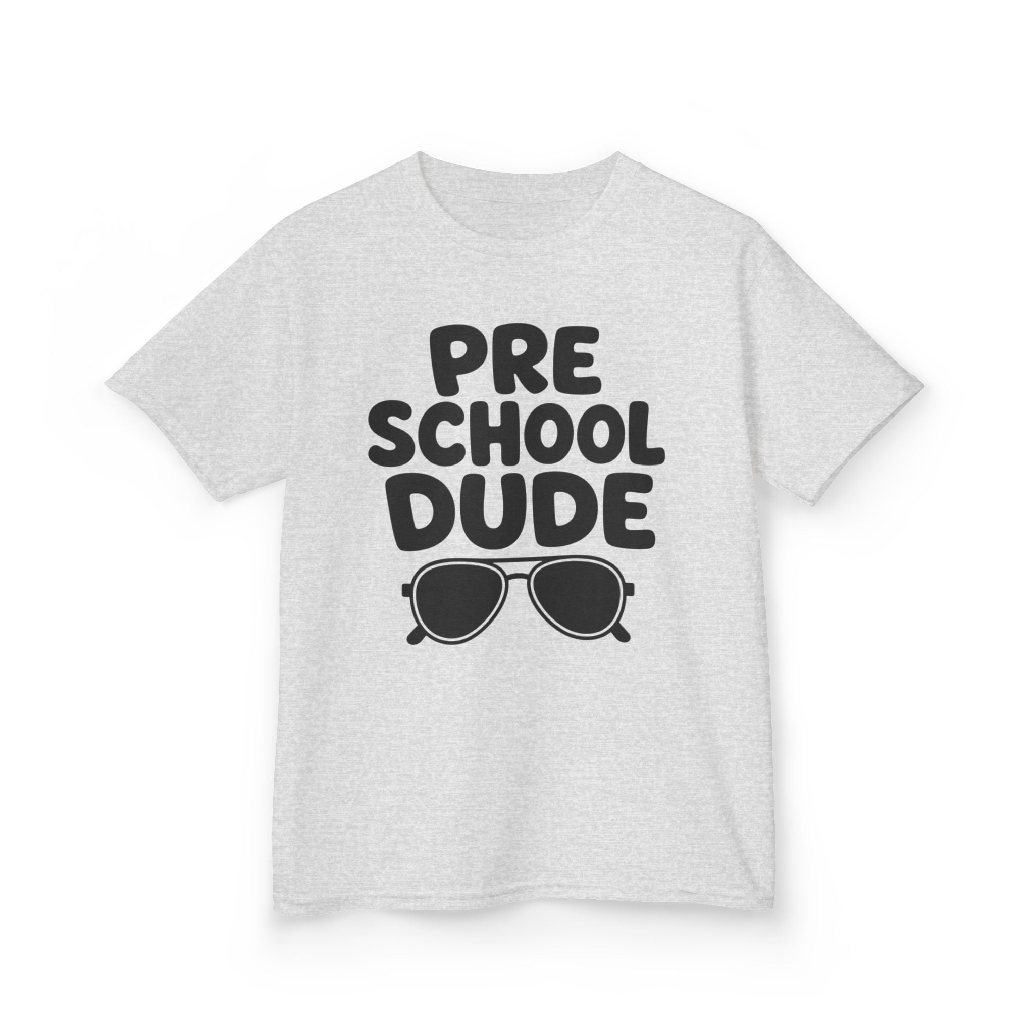 Preschool Dude Kids T‑Shirt — 'Preschool Dude' Sunglasses Graphic Tee for Boys