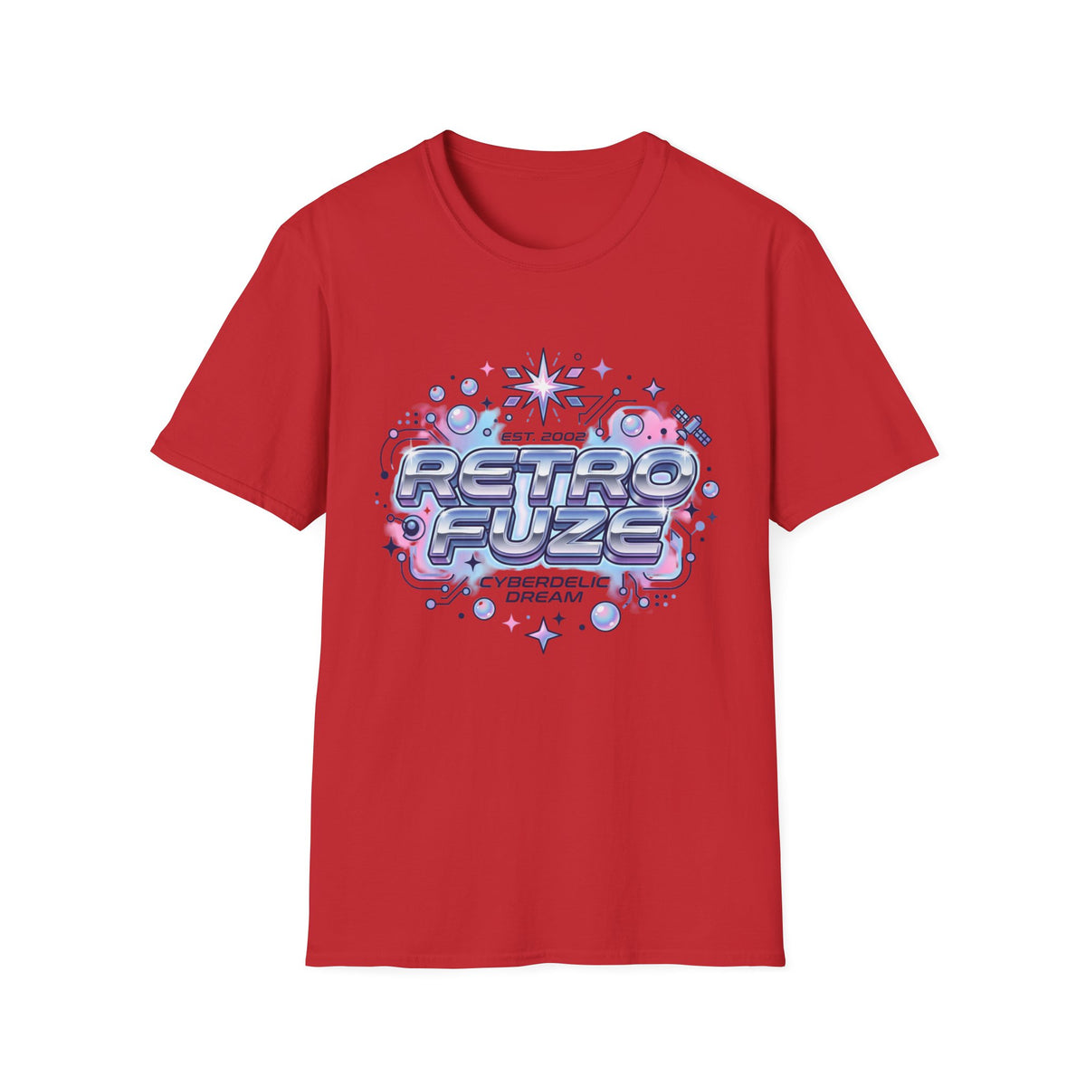 Retro Futuristic T-Shirt — "Retro Evlze" Graphic Tee (Est. 2002)