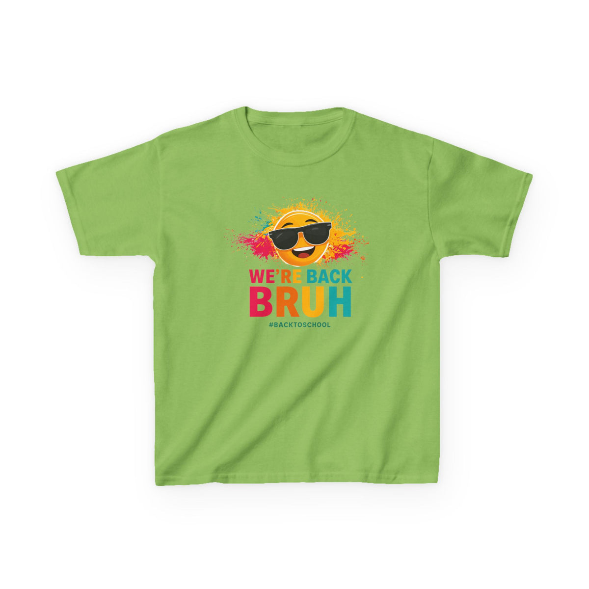We're Back Bruh Sunglasses Kids Tee