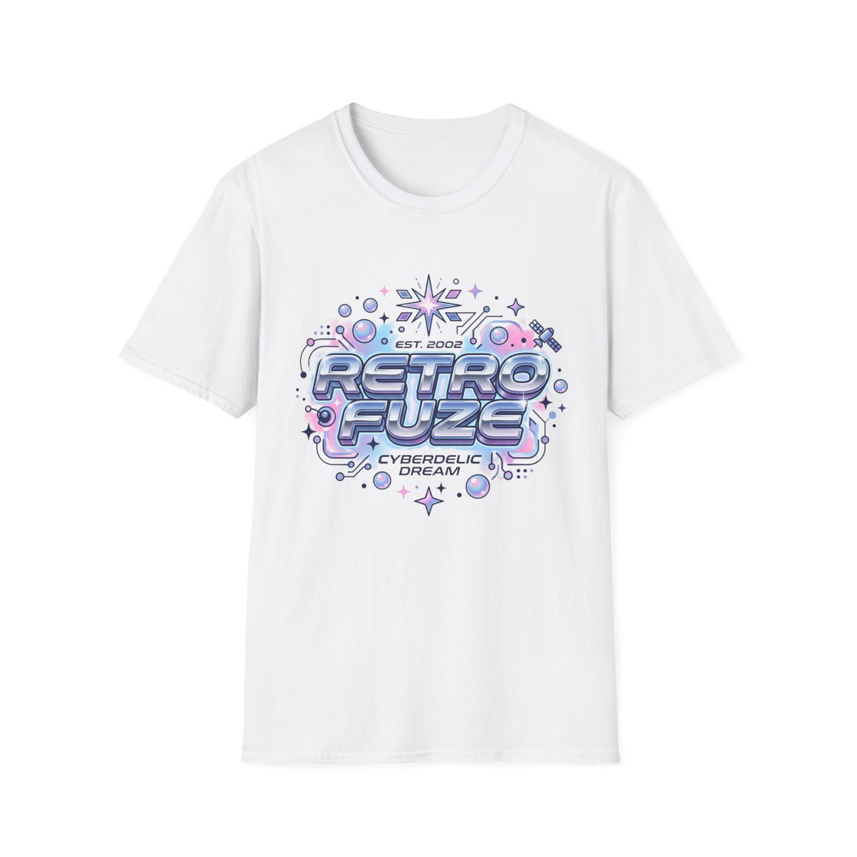 Retro Futuristic T-Shirt — "Retro Evlze" Graphic Tee (Est. 2002)