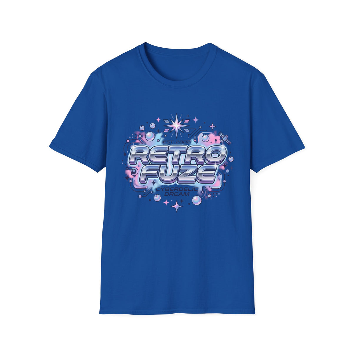 Retro Futuristic T-Shirt — "Retro Evlze" Graphic Tee (Est. 2002)