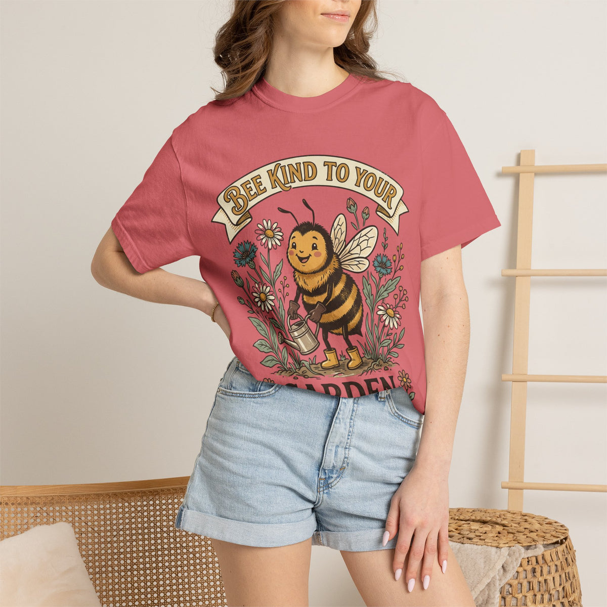 'Bee Kind to Your Garden' Cute Bee Gardening T-Shirt